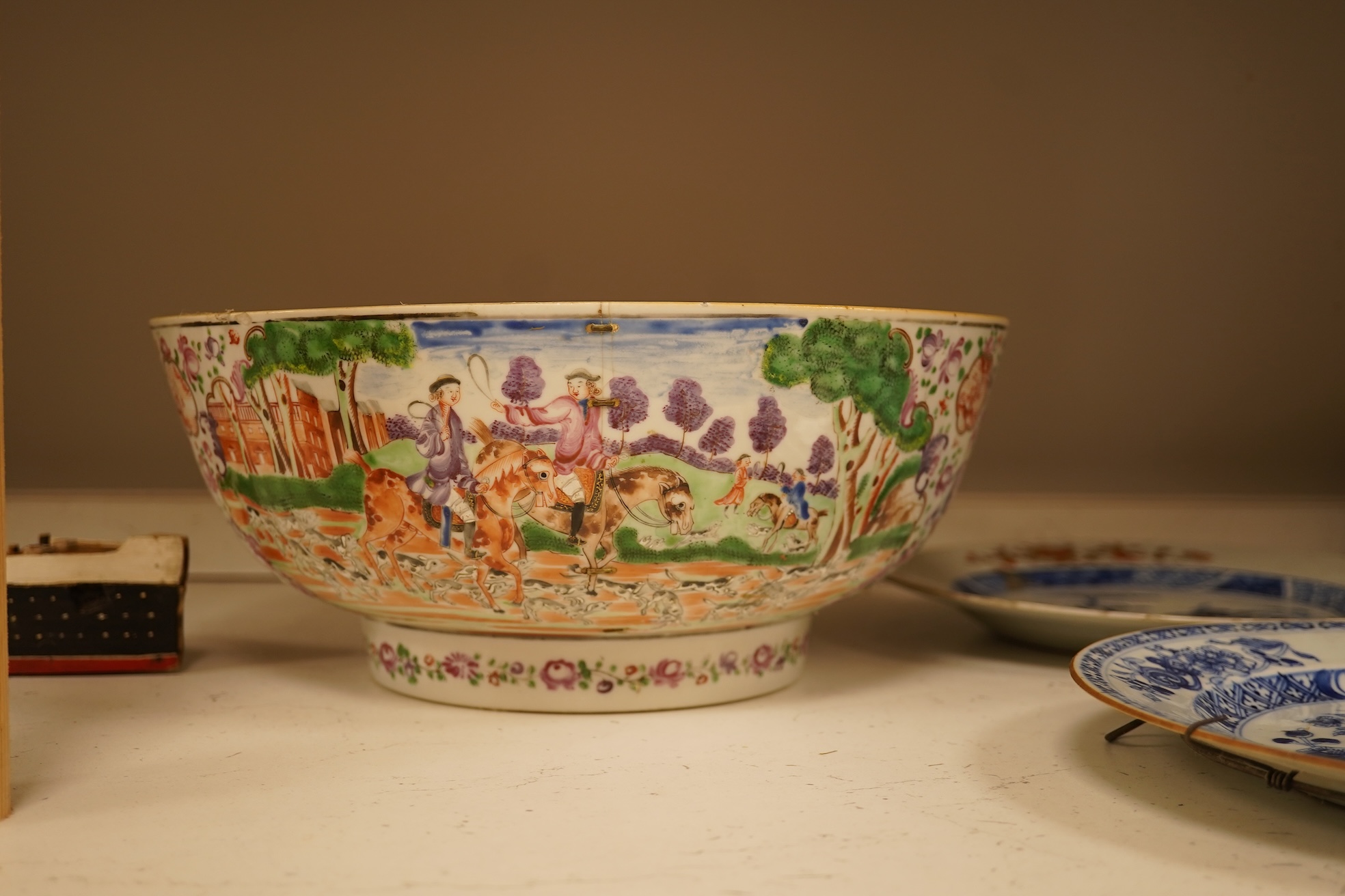 A large collection of 18th century and later Chinese export porcelain